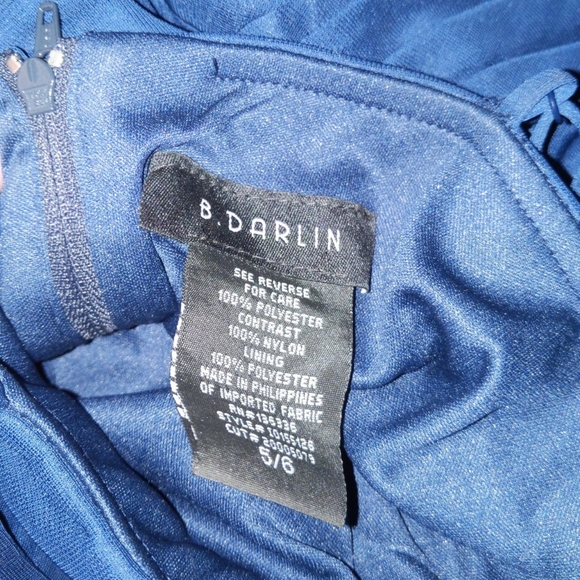 Fairy Sequin Prom Dress Sheer High Low - Picture 5 of 9